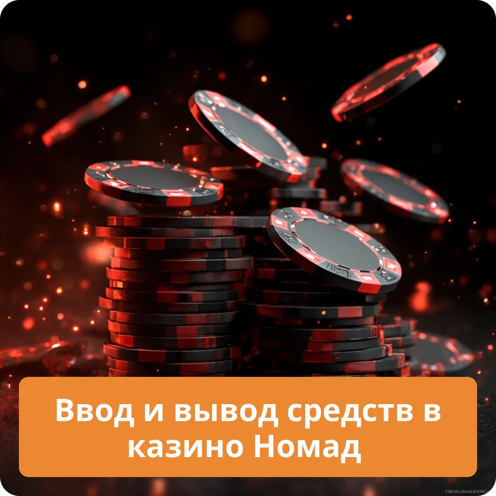 Инструкция по вводу и выводу средств в казино Номад: все доступные методы Ввод и вывод средств в казино Номад